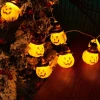 Cross-border halloween decoraciones luces led cordones hechicero estilo de calabaza festival de fantasmas vestir luces de colores accesorios de vacaciones luces de calabaza Application Scenario